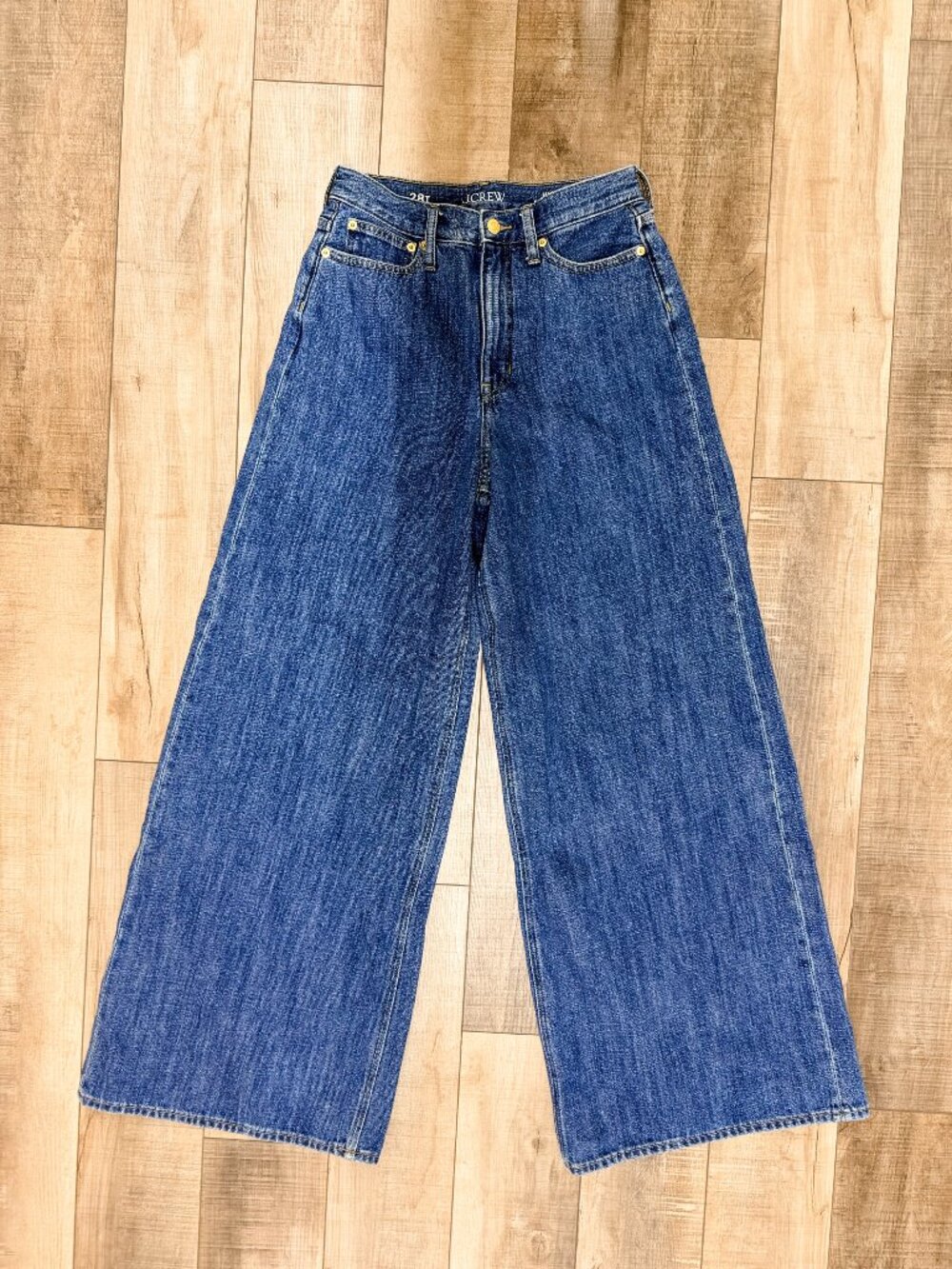 J. Crew High-Rise Super Wide Leg Jeans